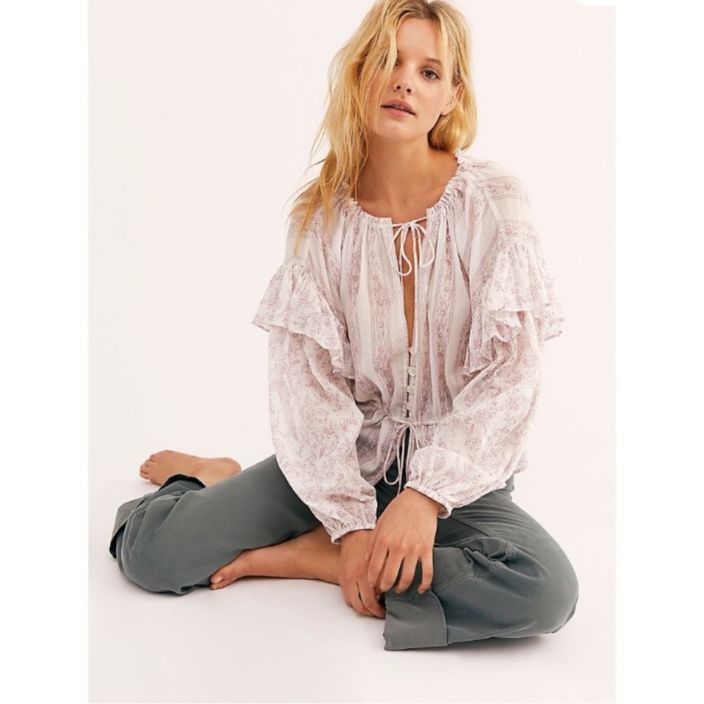 Free People Amanda’s Print Blouse